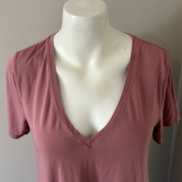 Lululemon To The Point Tee Tshirt Tunic Quicksand Mauve Pink Loose Flowy - Picture 3 of 13